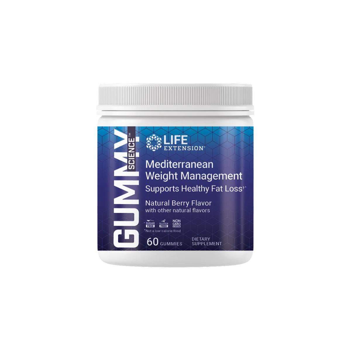 Life Extension Gummy Science Mediterranean Weight Management gummies with Morosil