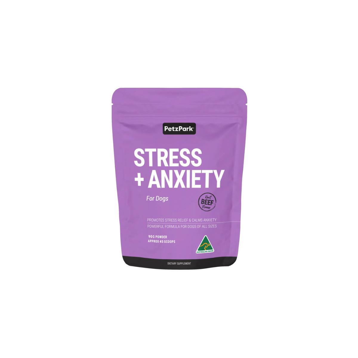 Life Extension Stress + Anxiety for Dogs calming powder bottle