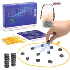 Magnetic chess game with 24 stones portable strategy board game