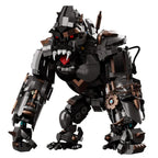 mechanical chimpanzee building block model front view