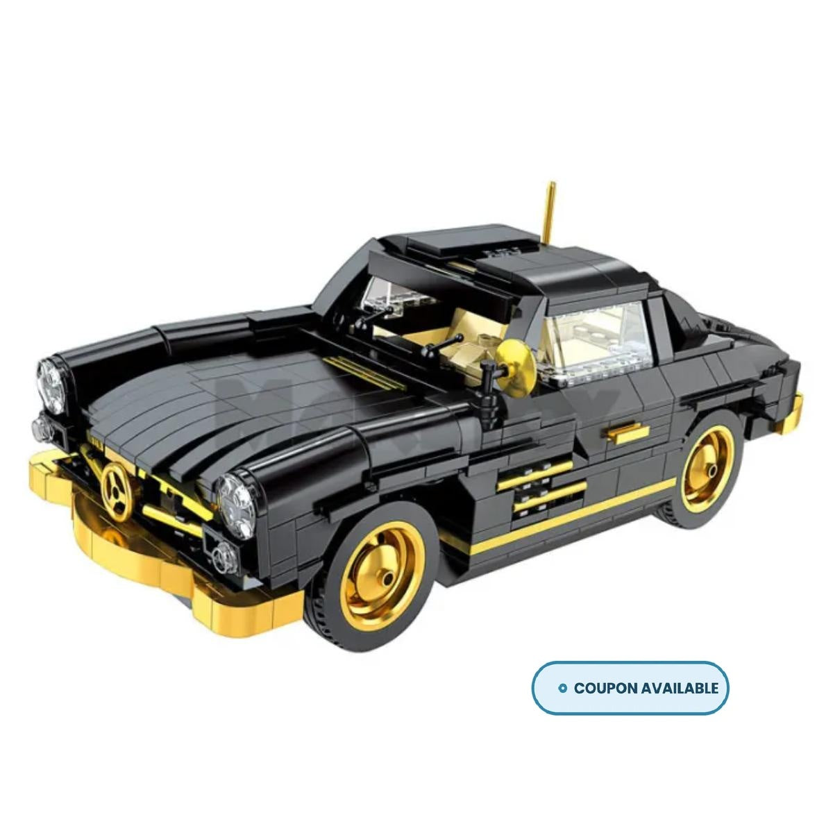 Mercedes-Benz 300SL Gullwing building block model front view