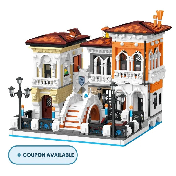 Reobrix The Venice Church Architecture Building Set Display Model