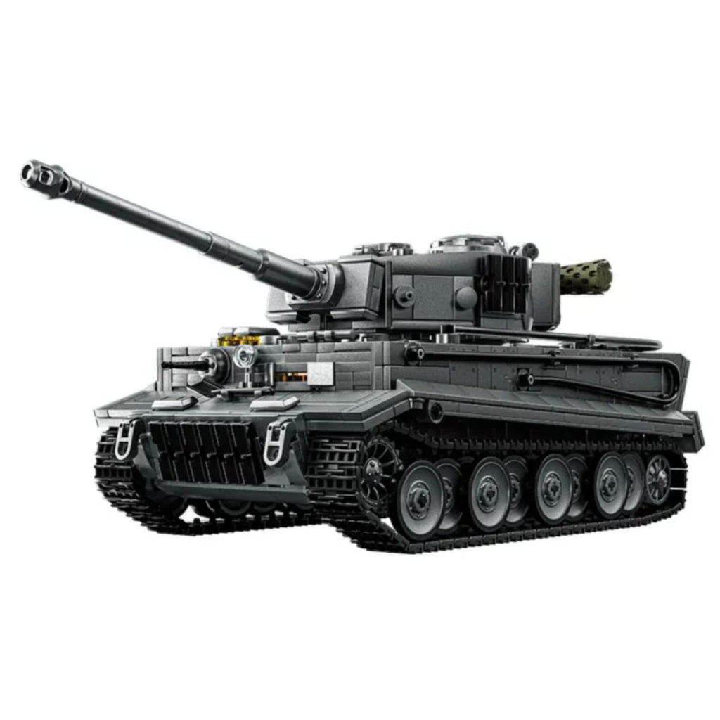 tiger heavy tank building block model front view