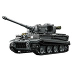 tiger heavy tank building block model front view