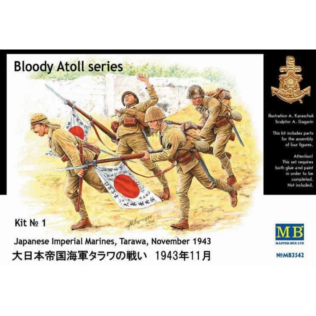 Master Box MB3542 Japanese Imperial Marines Tarawa 1943 1/35 scale figure set box art