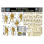 Master Box British Infantry Western Europe 1944-45 set assembled figures