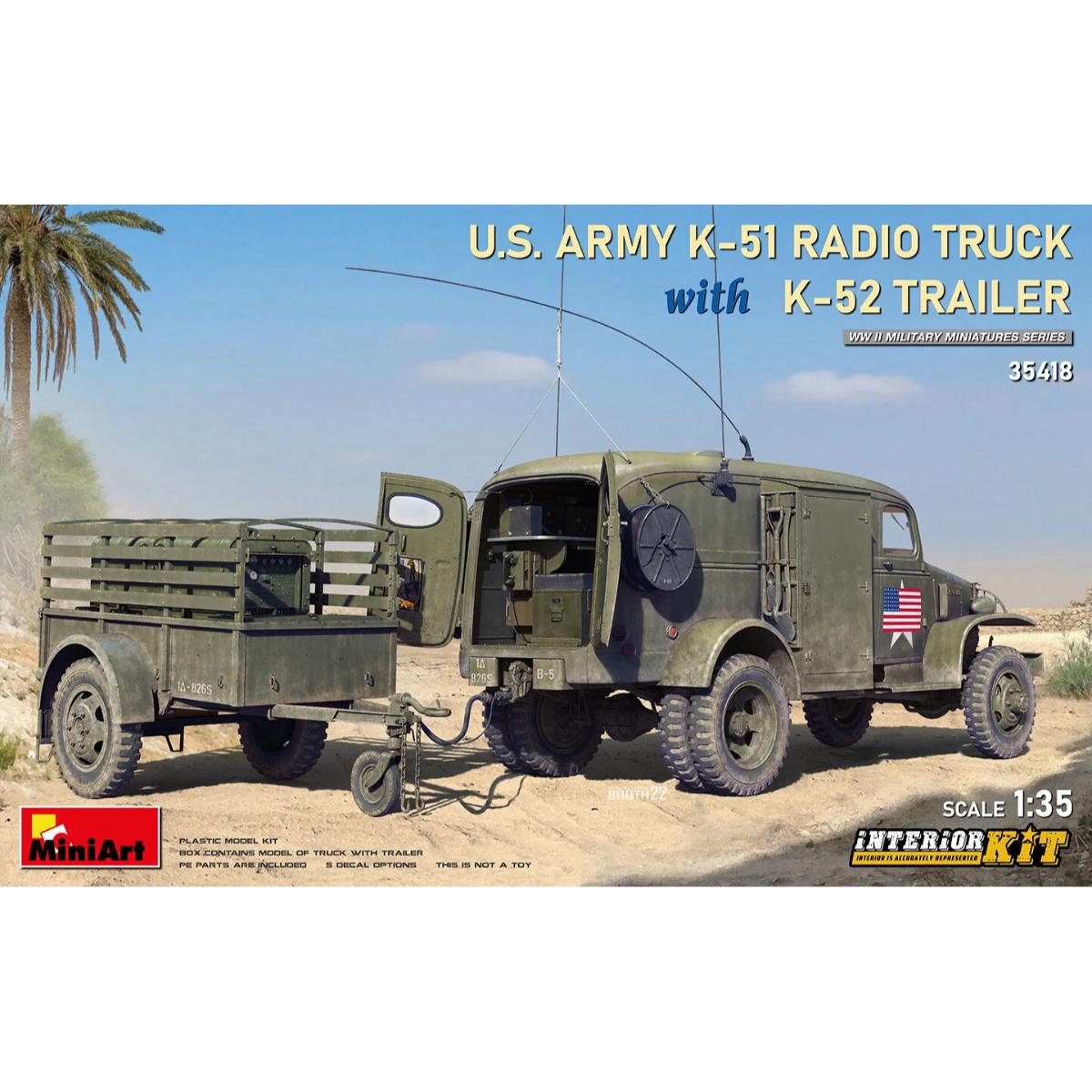 MiniArt K-51 radio truck 1/35 model kit box