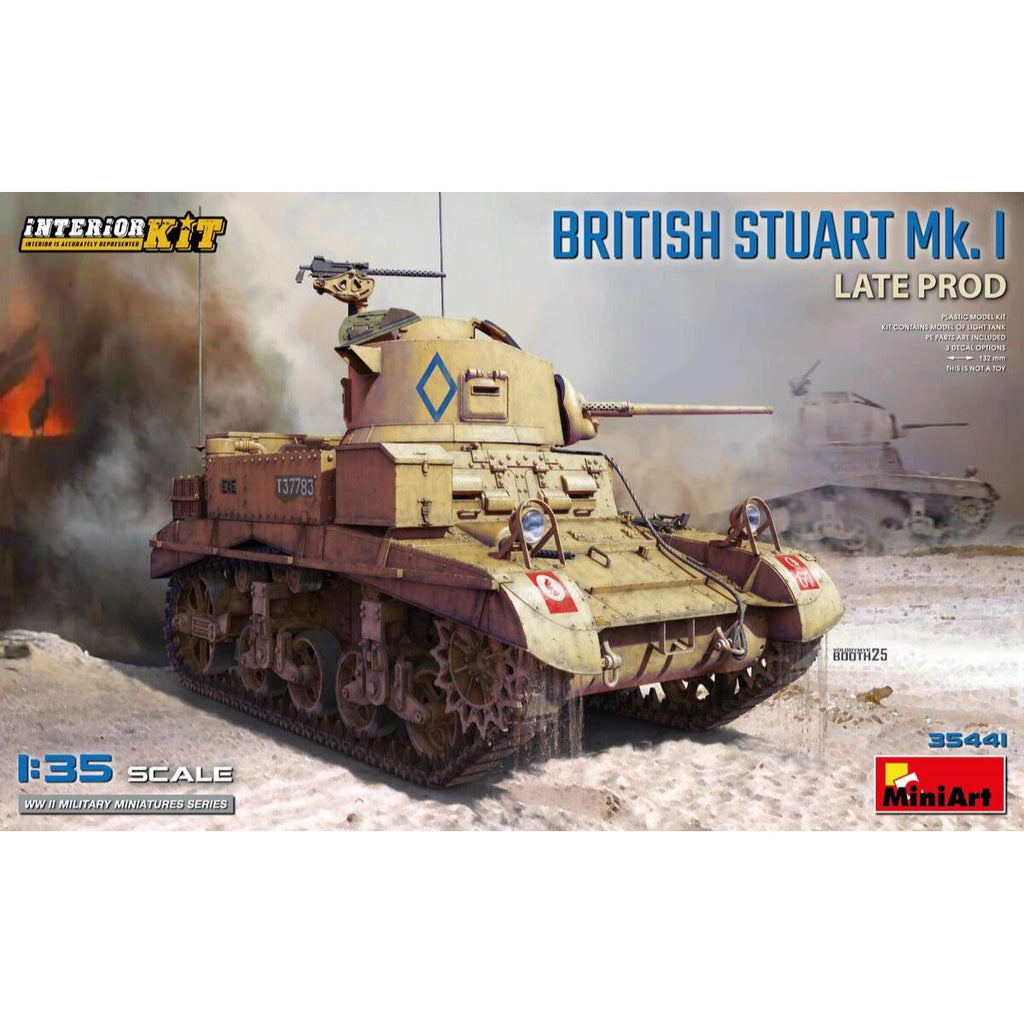 MiniArt 1:35 British Stuart Mk.I Late Production Interior Kit 35441