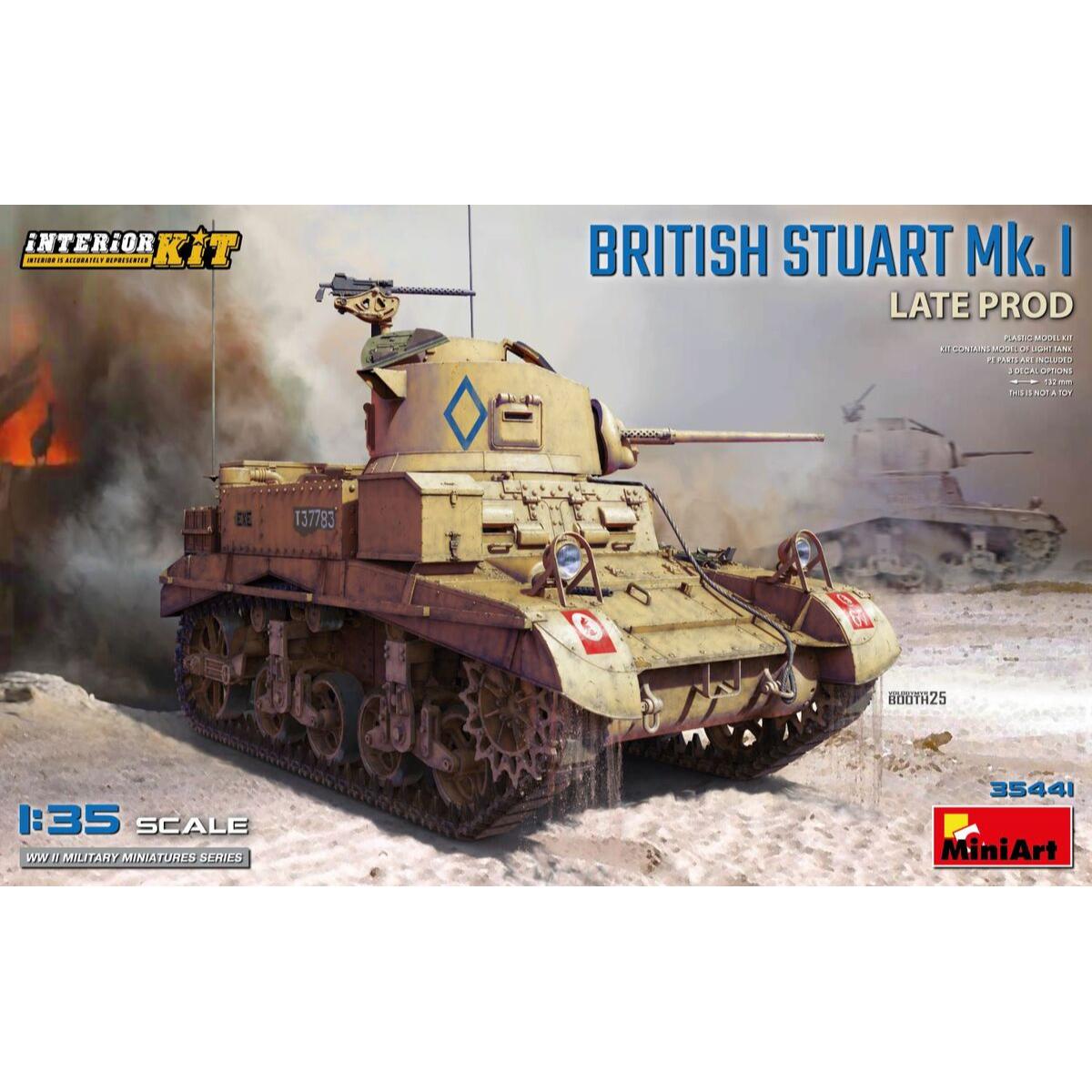 MiniArt 1:35 British Stuart Mk.I Late Production Interior Kit 35441