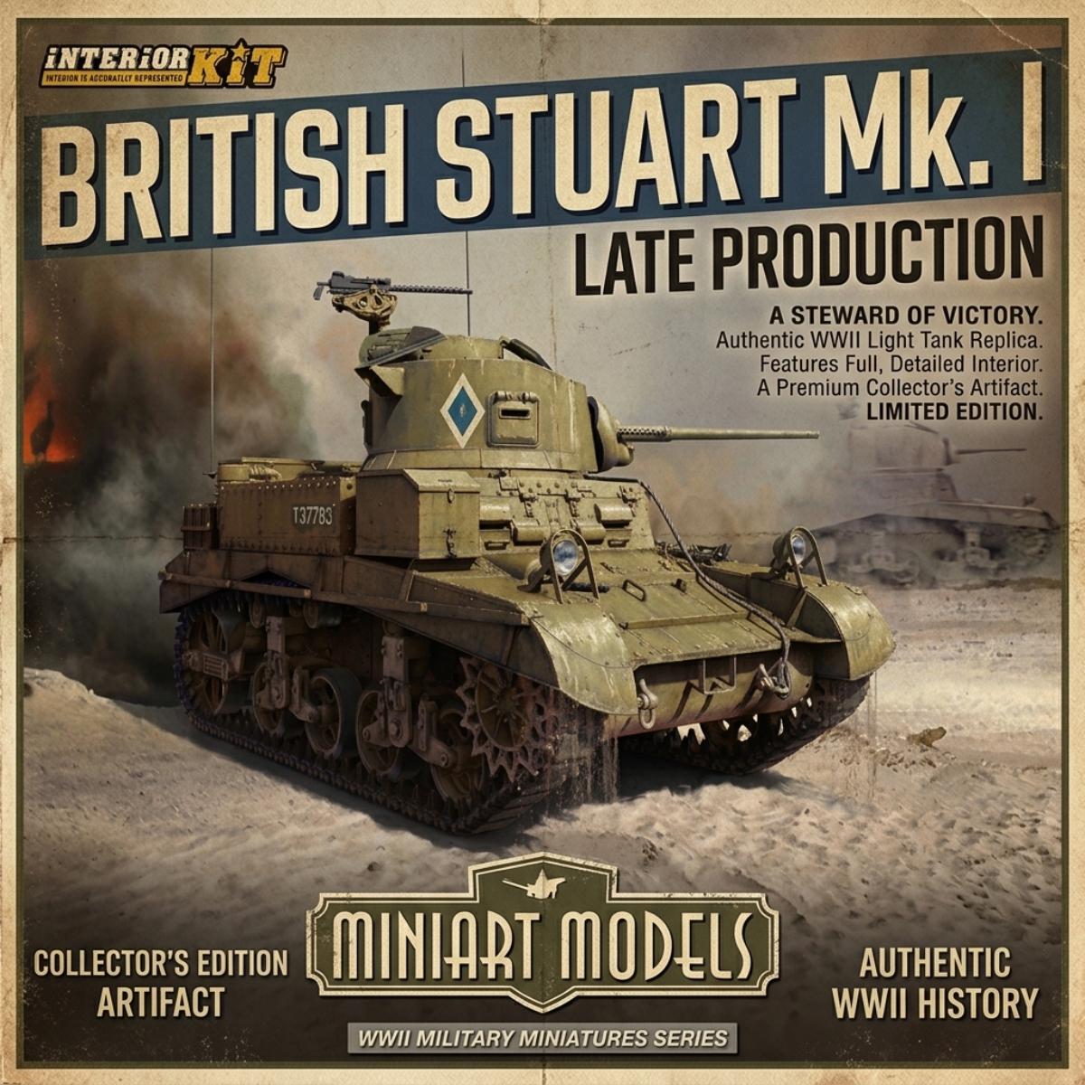 MiniArt 1:35 British Stuart Mk.I Late Production Interior Kit 35441