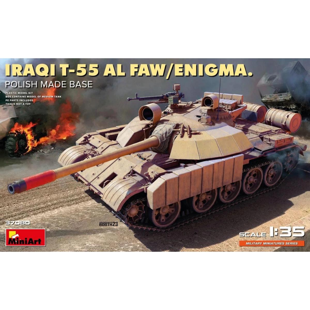 MiniArt Iraqi T-55 Al Faw Enigma MA37080 model kit box