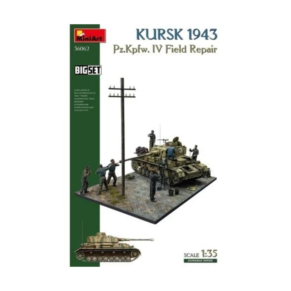MiniArt Pz.Kpfw. IV Field Repair Kursk 1943 1/35 kit box