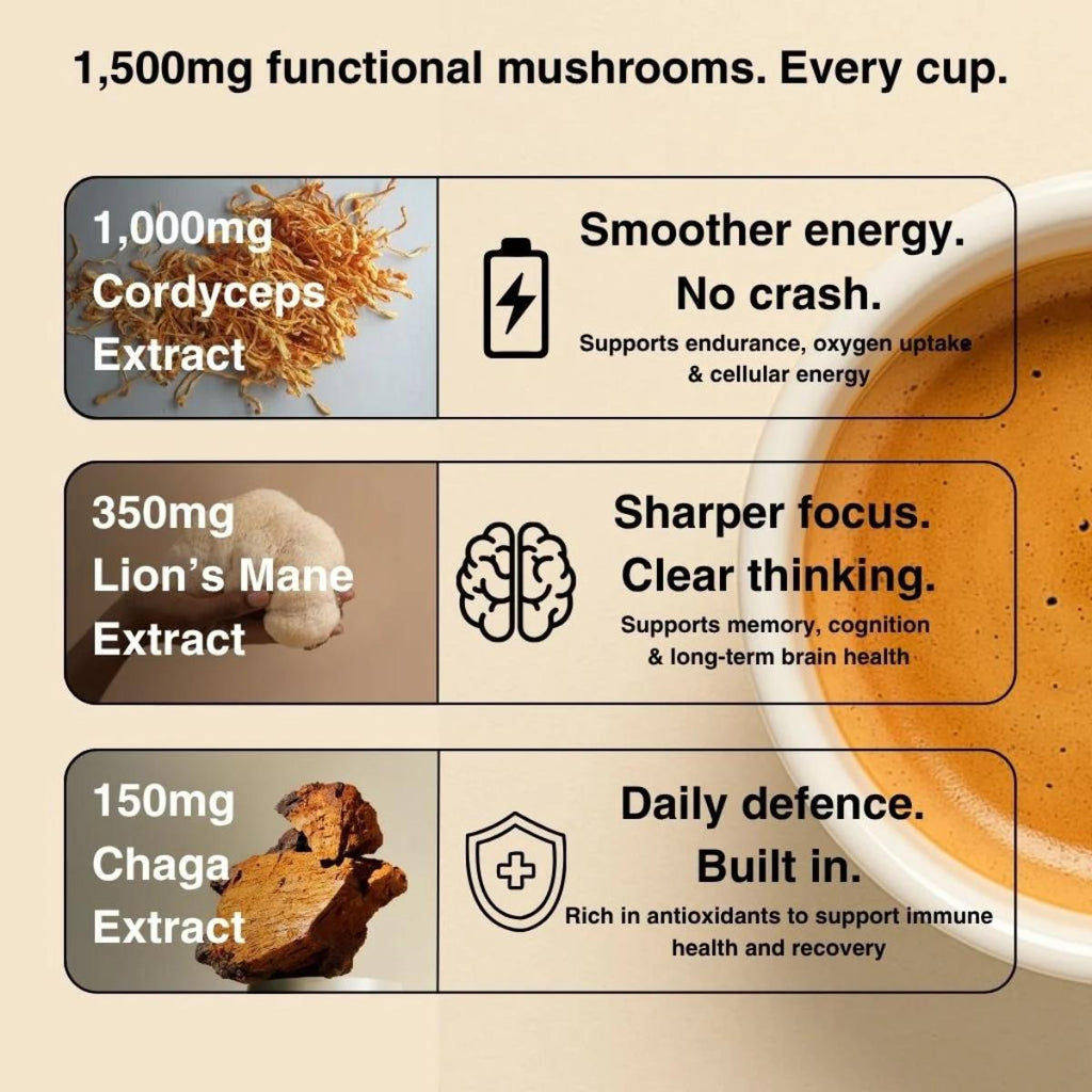 MycoSoul Athletic Performance Coffee organic mushroom coffee