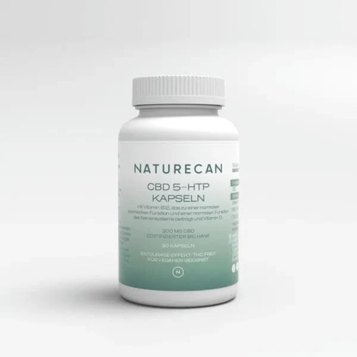 Naturecan CBD + 5-HTP Capsules – Broad-Spectrum CBD and 5-HTP