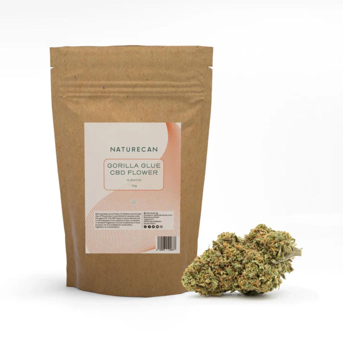 Naturecan Gorilla Glue CBD Flower pouch