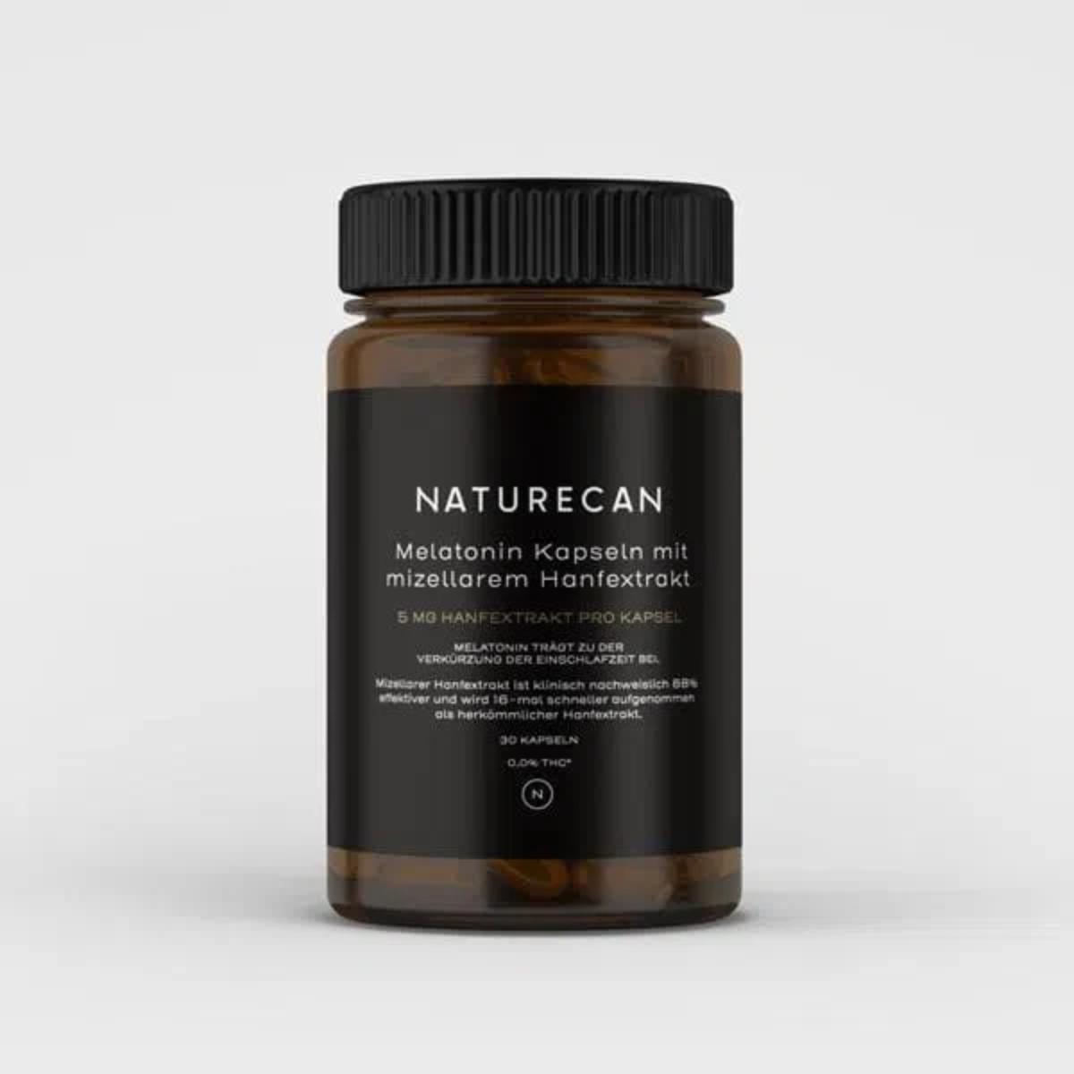 Naturecan CBD Melatonin Capsules – micellar CBD plus melatonin