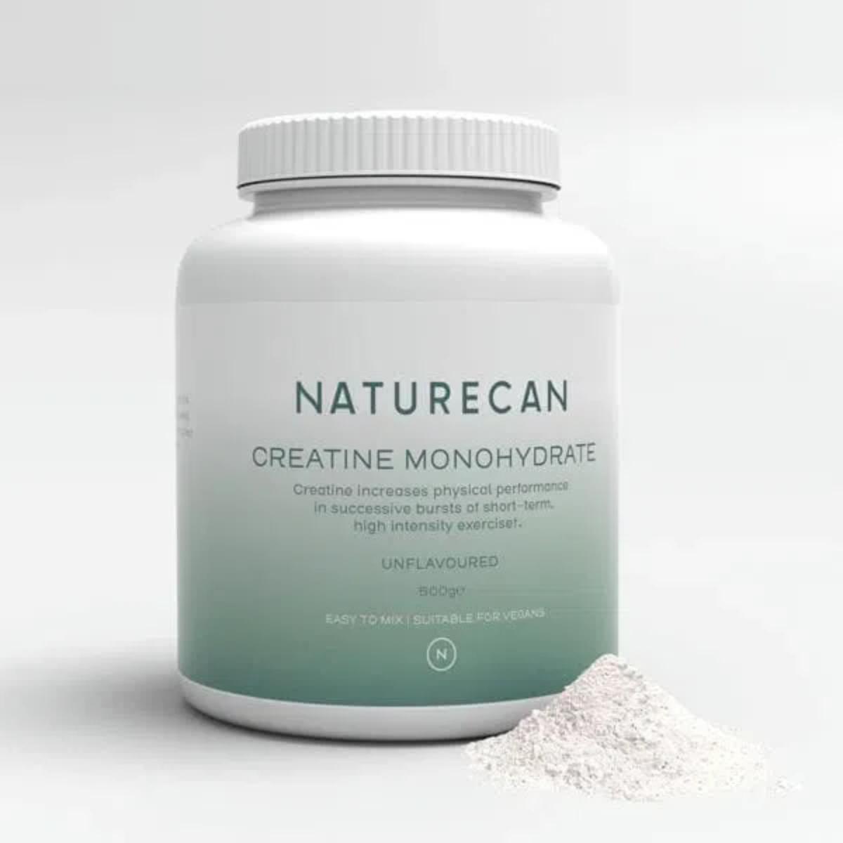 Naturecan Creatine Monohydrate 500g Vegan Powder
