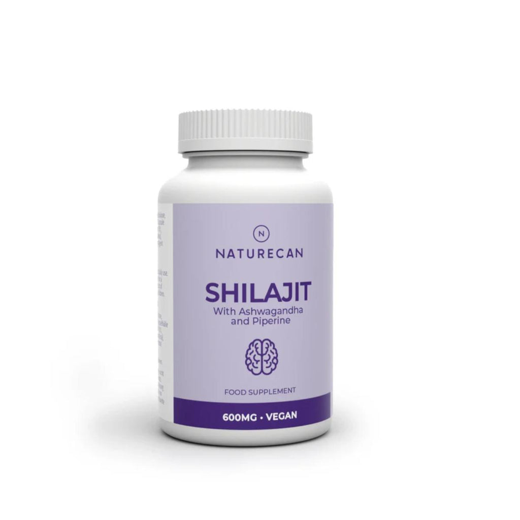 Naturecan Shilajit Capsules with Ashwagandha and Piperine – 600 mg Himalayan resin