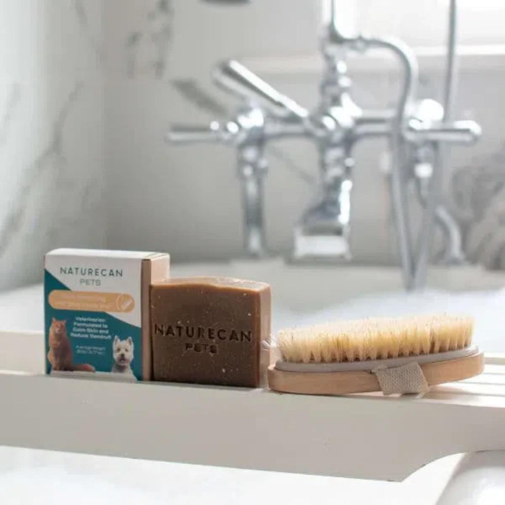 Naturecan solid shampoo bar for dogs and cats – skin soothing
