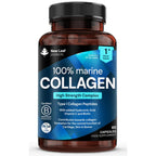 New Leaf Products Super Marine Collagen Tablets Complex – premium collagen supplement for skin, joints and bones