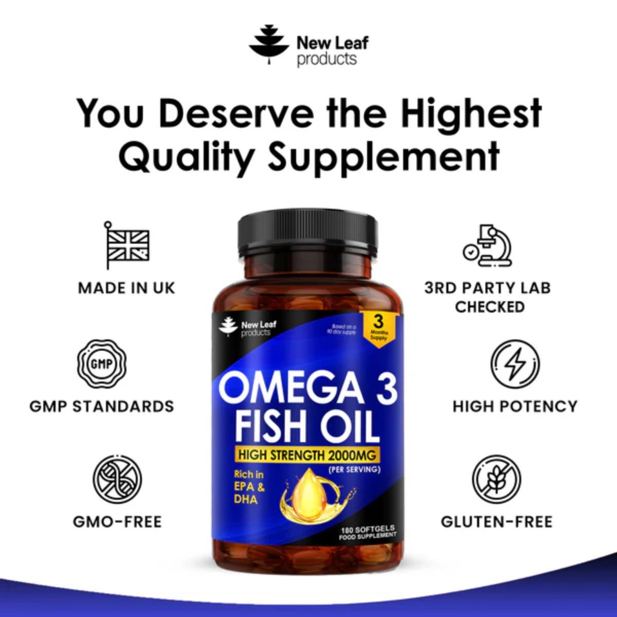 daily wellness routine taking omega 3 fish oil supplement capsules with water