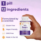 NAD+ Brain nootropic supplement bottle