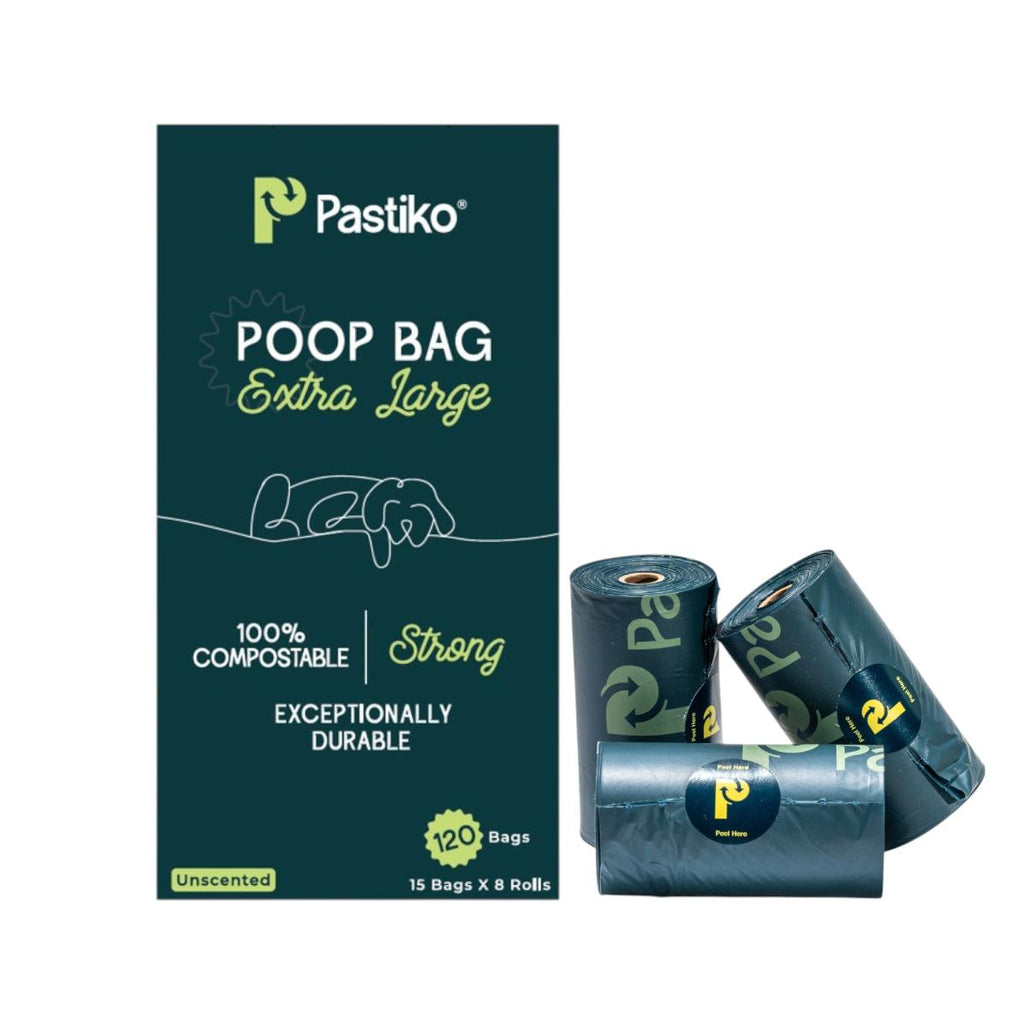 Pastiko compostable dog poop bags roll