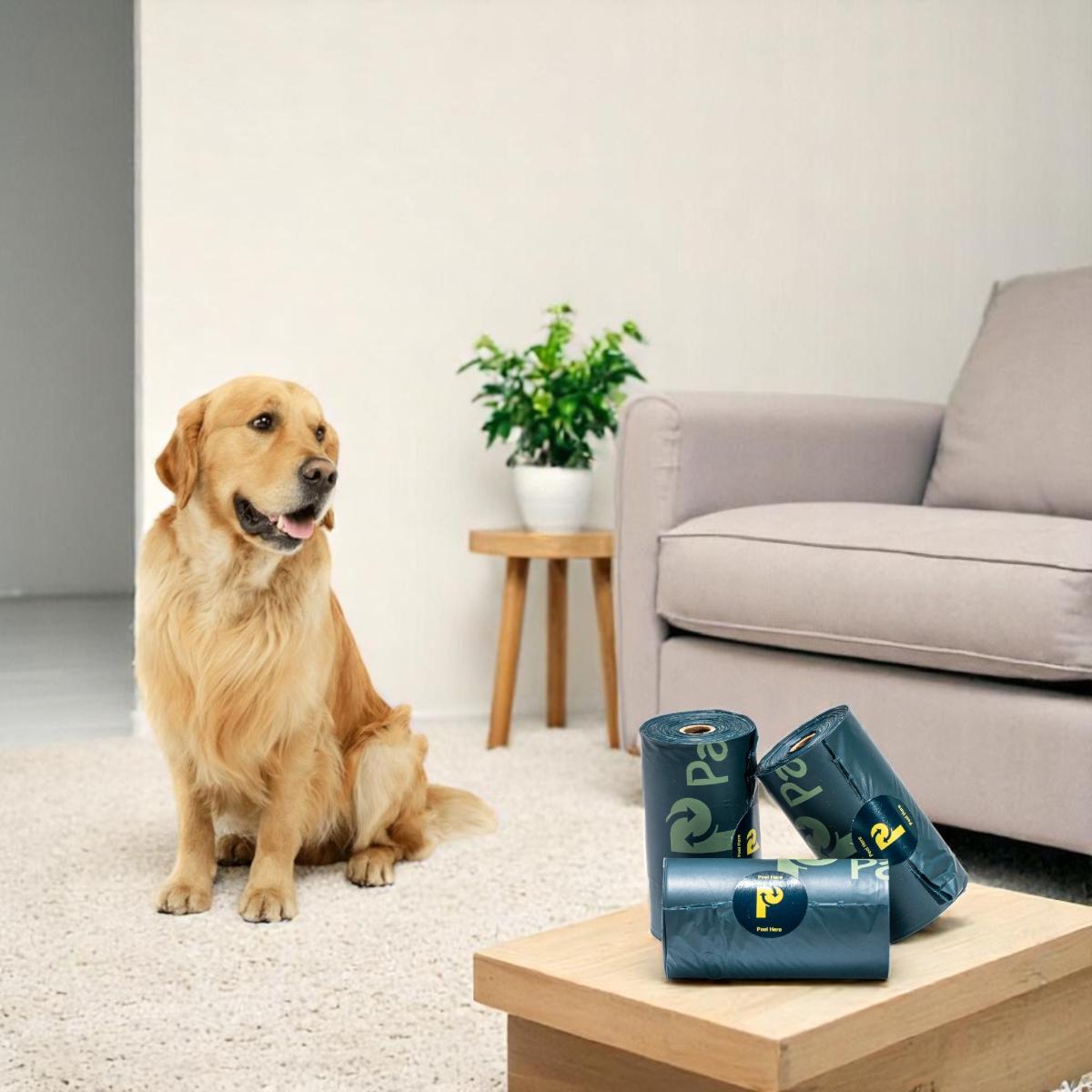 Pastiko compostable dog poop bags roll