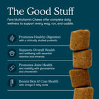 Gut Health Calming Chews for Dogs daily digestive and calming supplement