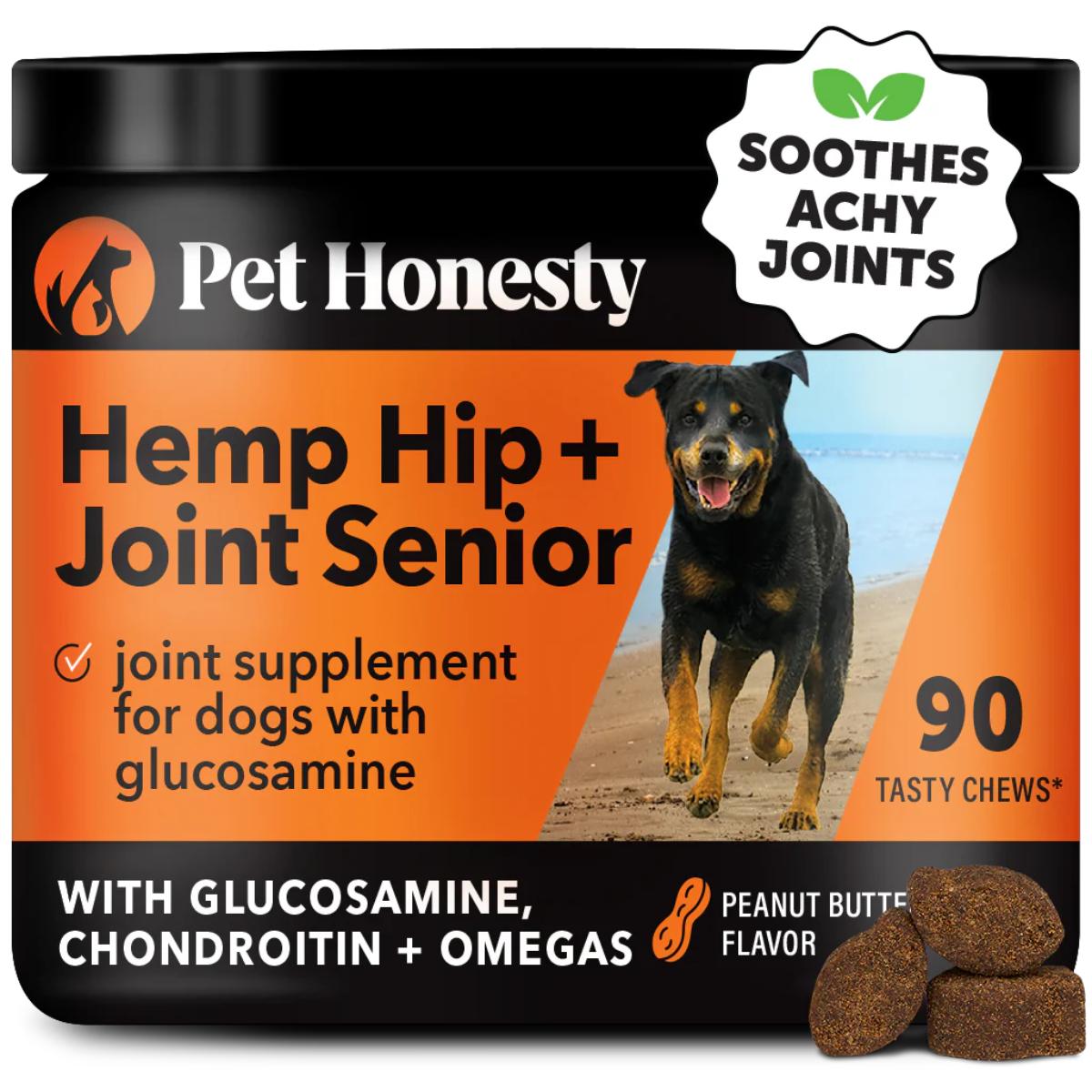 PetHonesty Hip and Joint Supplement for Dogs 90 count soft chews