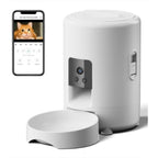Paws at Peace Smart Pet Feeder 2L automatic food dispenser with programmable timer and portion control for cats and dogs
