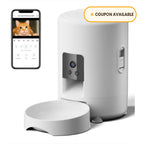 Paws at Peace Smart Pet Feeder 2L automatic food dispenser with programmable timer and portion control for cats and dogs
