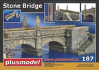 Plus Model 187 1/35 ceramic parts stone bridge scale model accessory