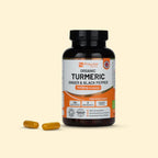 turmeric curcumin capsules bottle