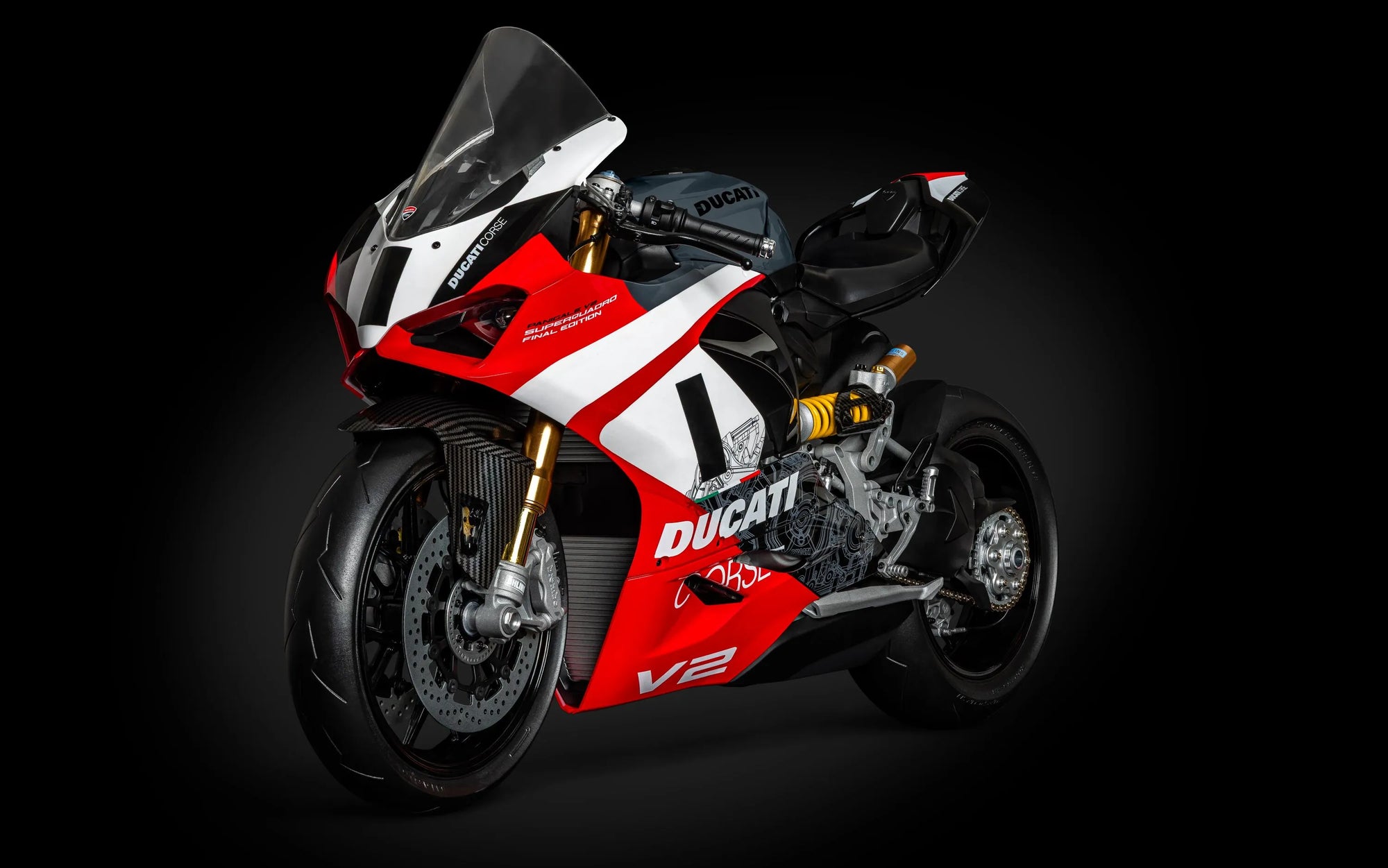 Pocher Ducati Panigale V2 Superquadro Final Edition premium 1:4 scale motorcycle model kit with over 700 parts