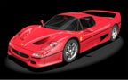 Pocher Ferrari F50 Rosso Corsa premium 1:8 scale die-cast collector model kit with detailed V12 engine