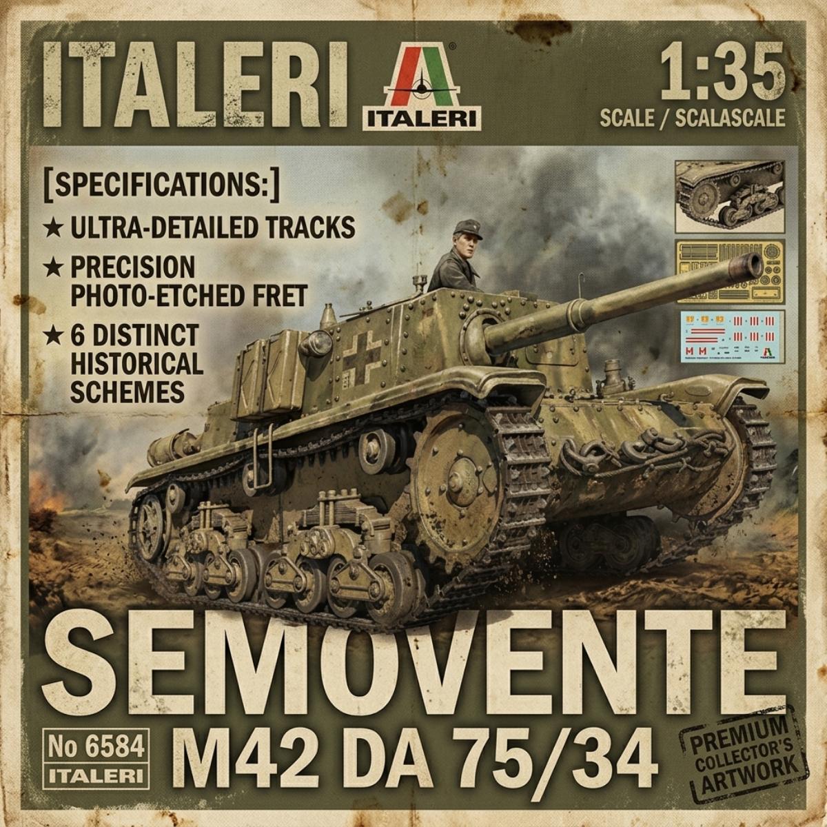 Italeri Semovente M42 da 75/34 