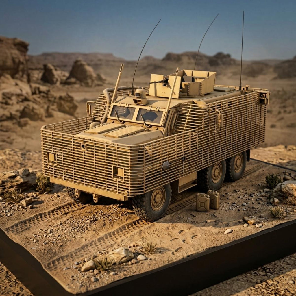 Meng SS-012 British Mastiff 2 6x6 armoured patrol vehicle plastic model kit box