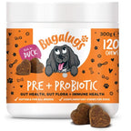 Bugalugs Pre and Probiotic Supplement Chews for Dogs for gut and digestive health