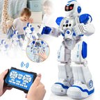 Programmable RC robot toy with LED eyes and gesture control