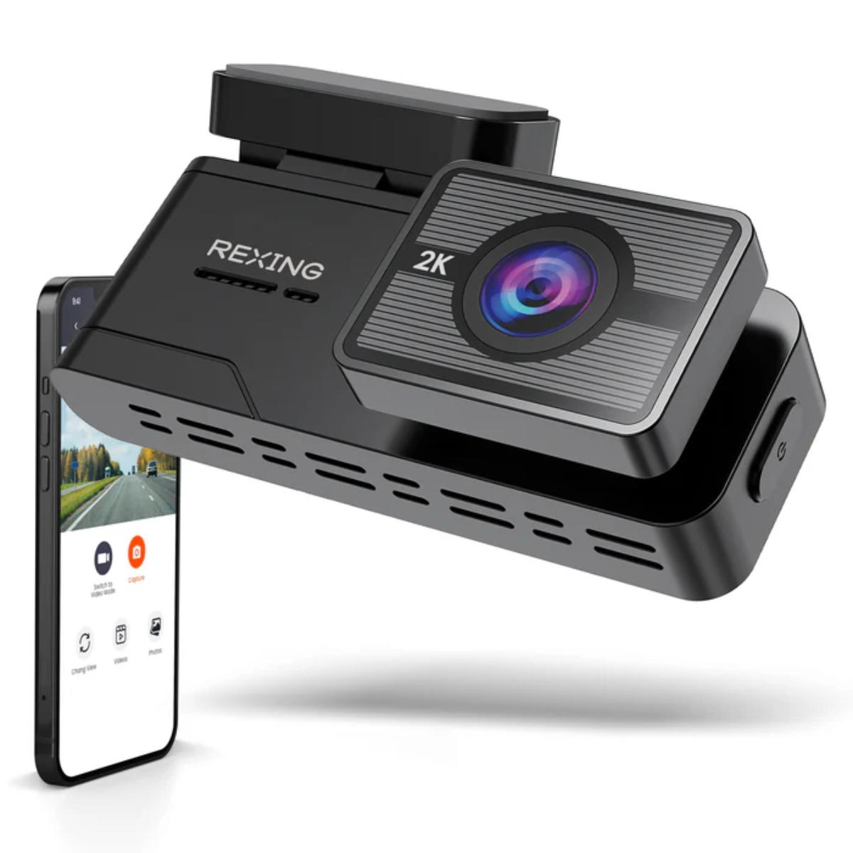Rexing C1 2K Front Dash Cam with Wi-Fi and App Control