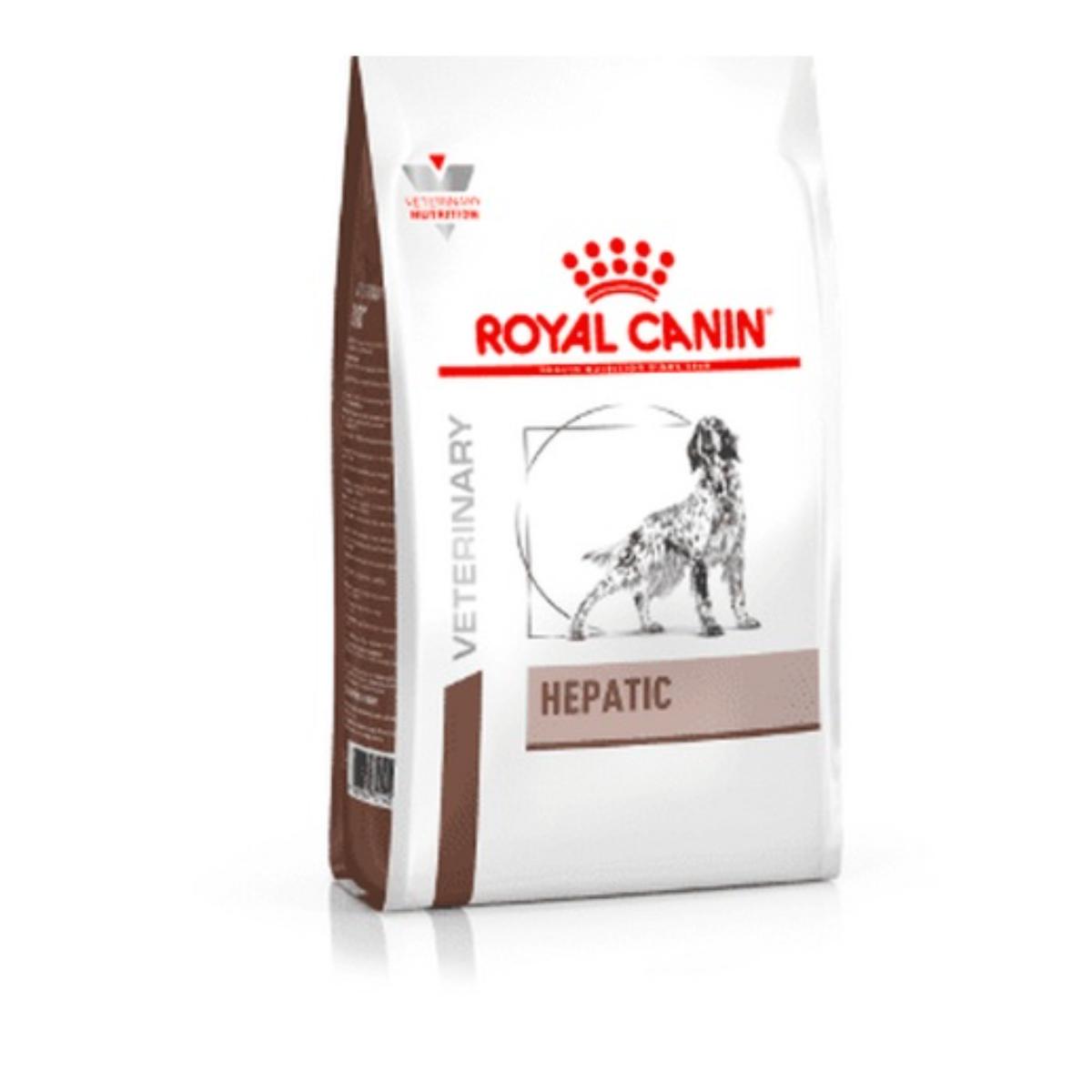 Royal Canin Hepatic Dry Dog Food veterinary liver support diet bag