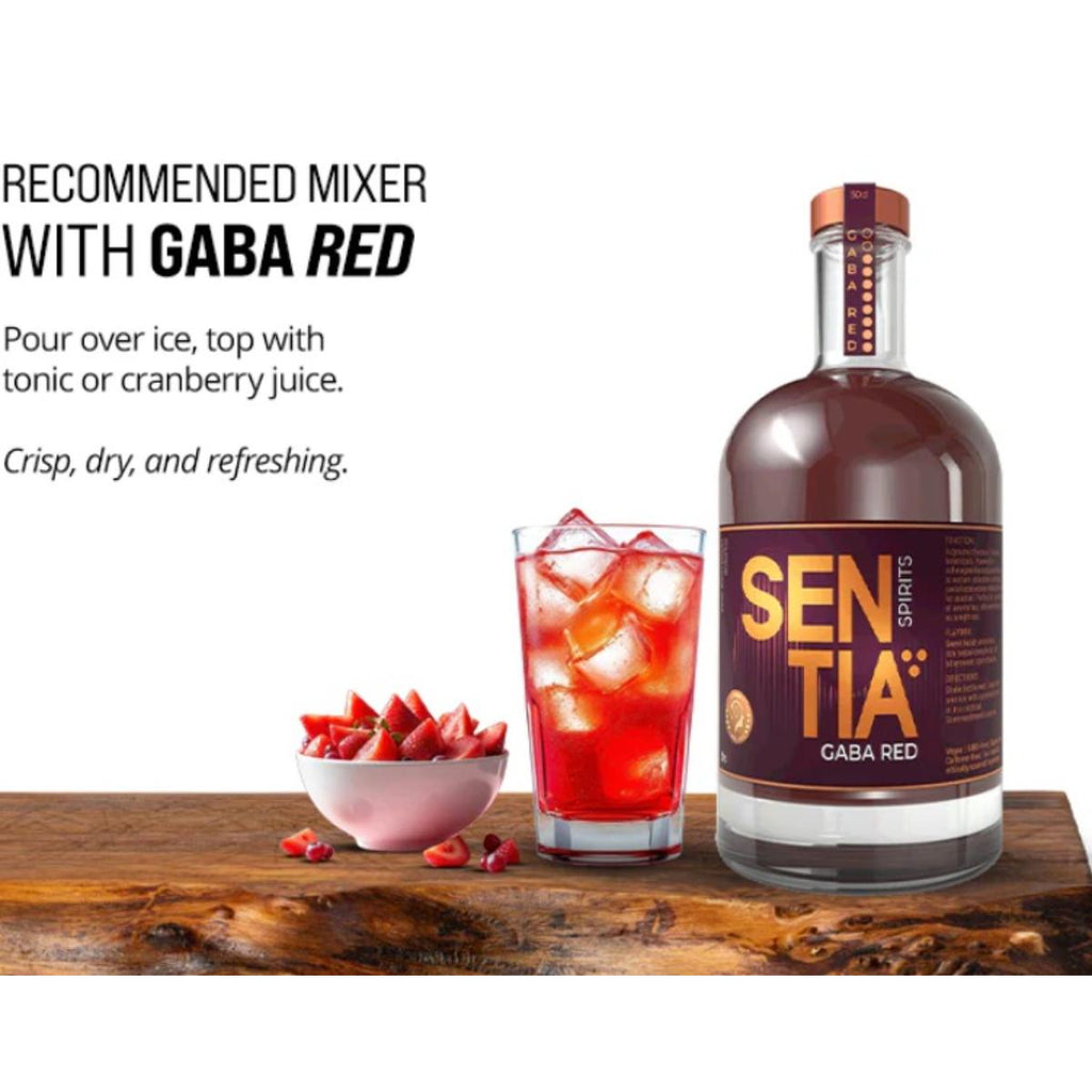 Sentia Red – Non-Alcoholic Mood Enhancer | Botanical Spirit Drink