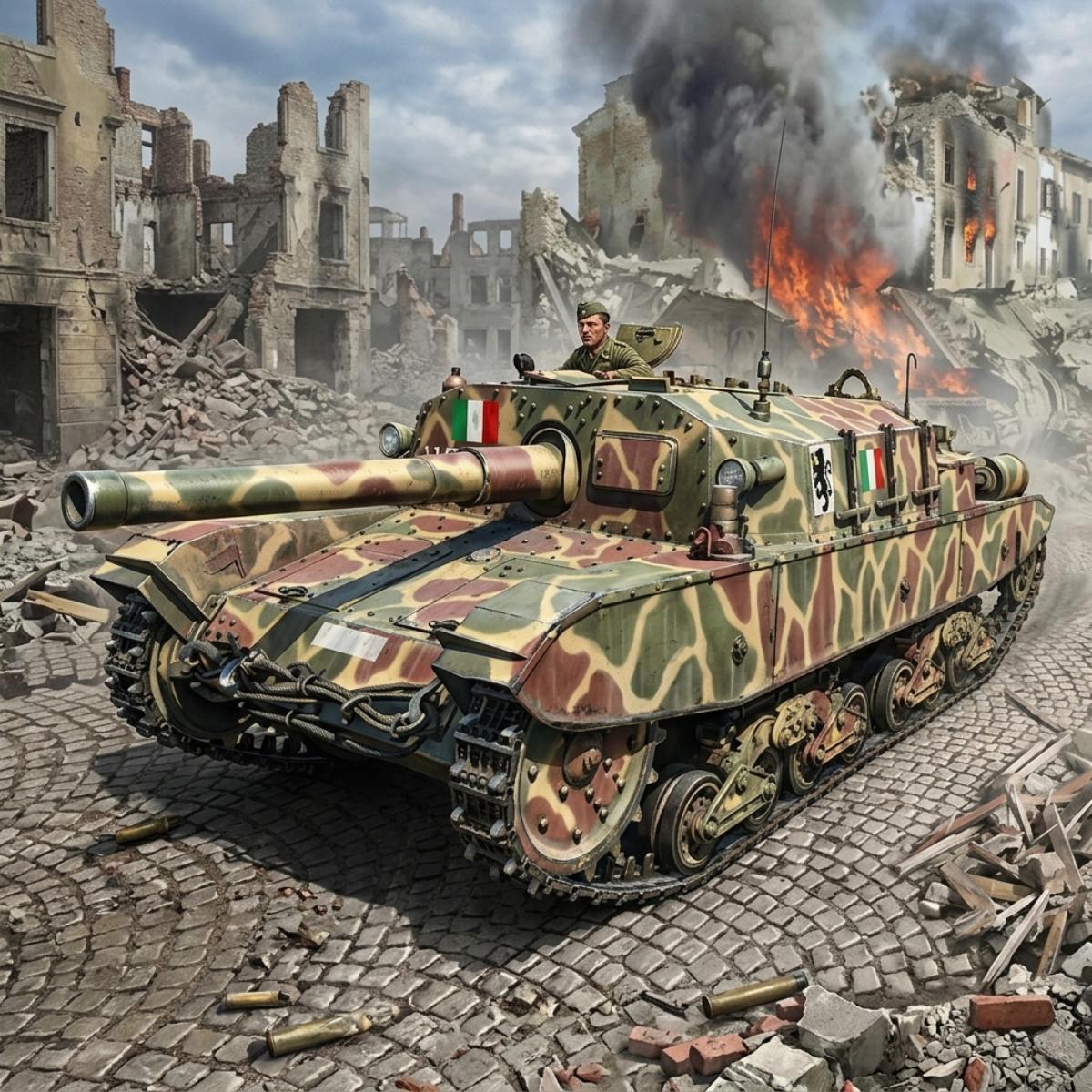 Italeri Semovente M43 105/25 Bassotto 1:35 model kit box IT6751