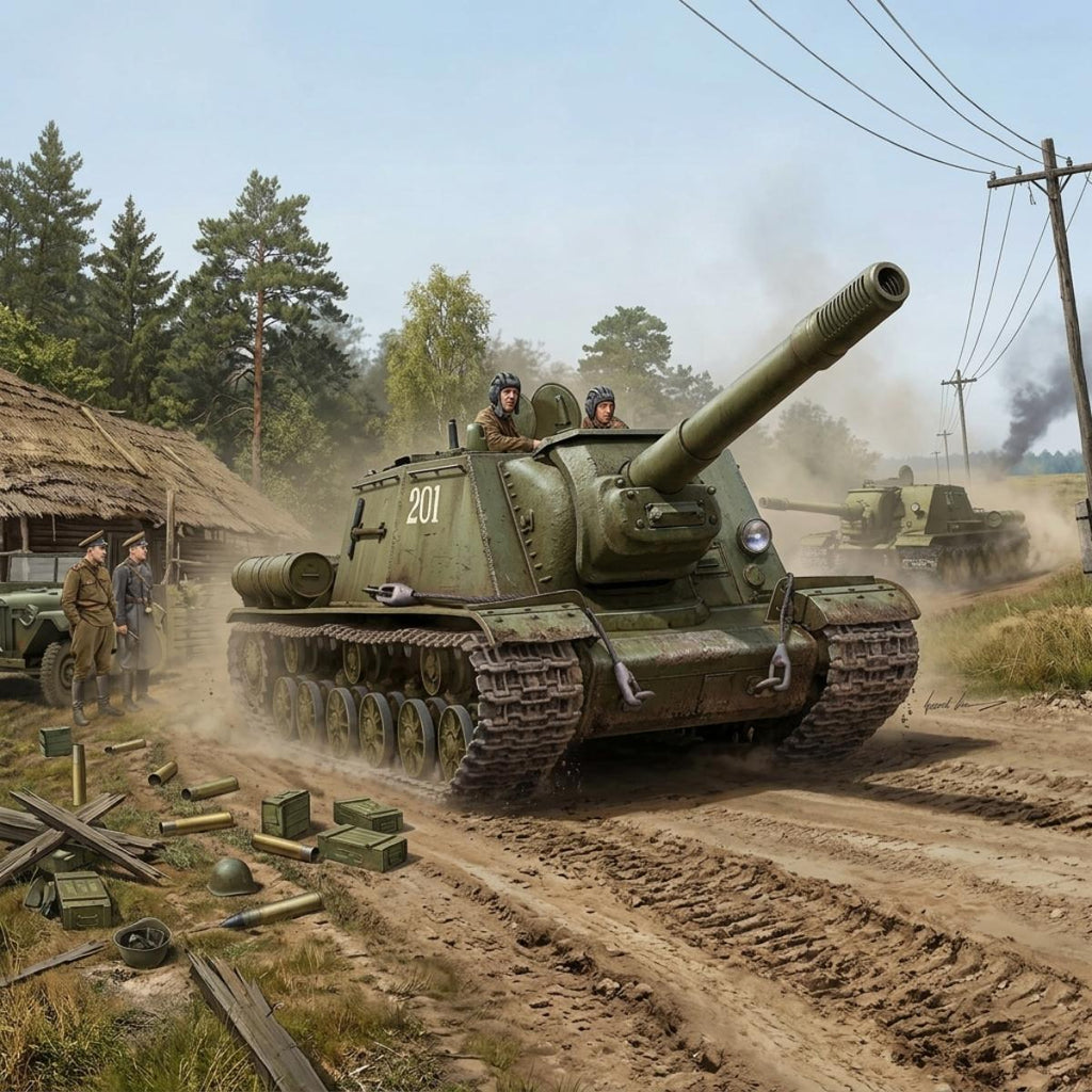 Trumpeter SU-152 1:35 scale model kit 05568 box