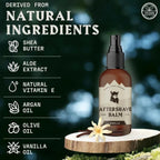 Vanilla scented after shave balm for men