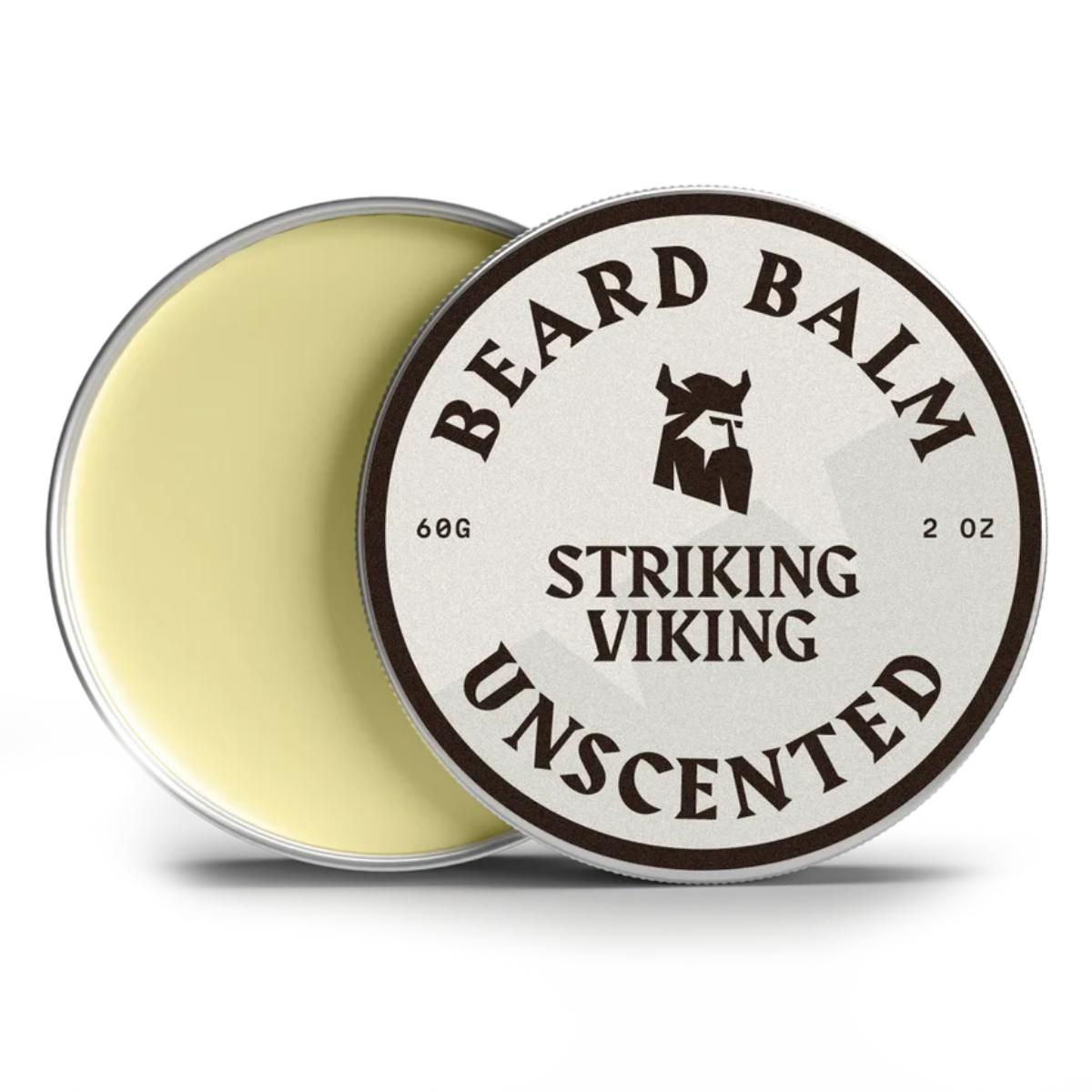 Striking Viking Unscented Beard Balm tin
