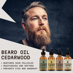 Striking Viking Beard Oil Variety Pack four scents