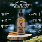 Striking Viking Sandalwood Beard Oil dropper bottle