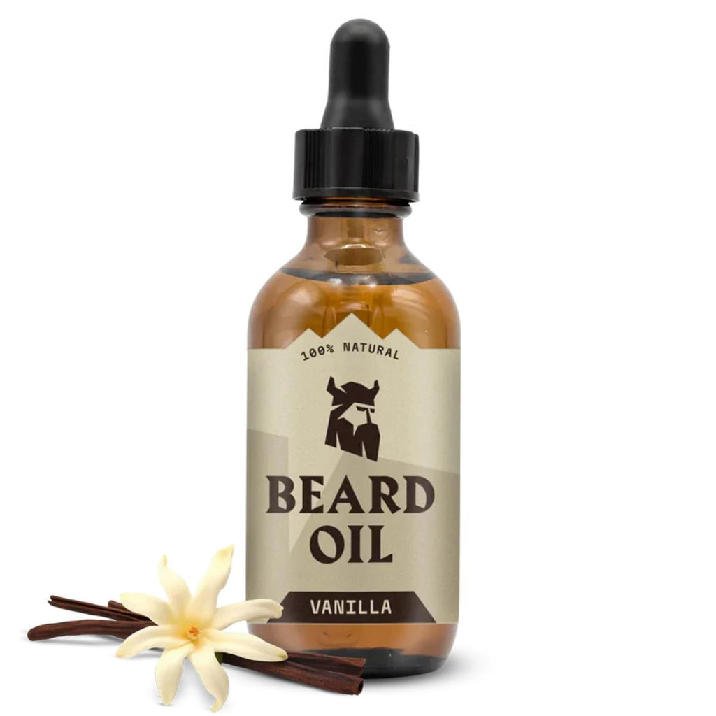 Striking Viking Vanilla Beard Oil dropper bottle